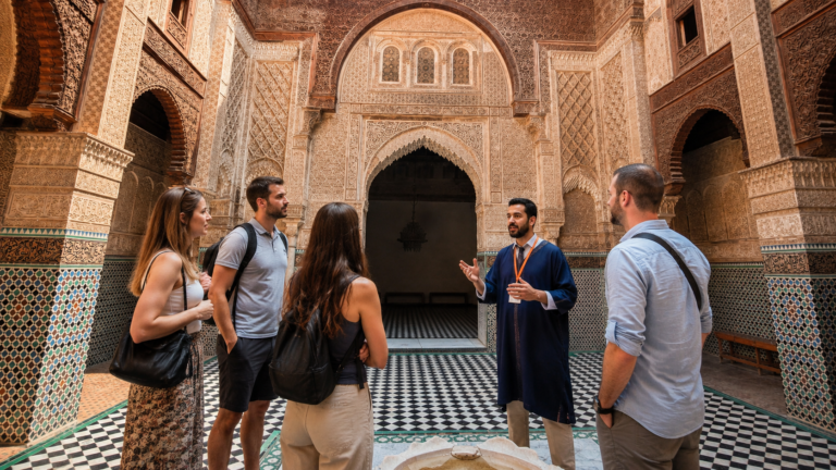 Fès : médersa Al Attarine et tannerie Chouara, accès coupe-file