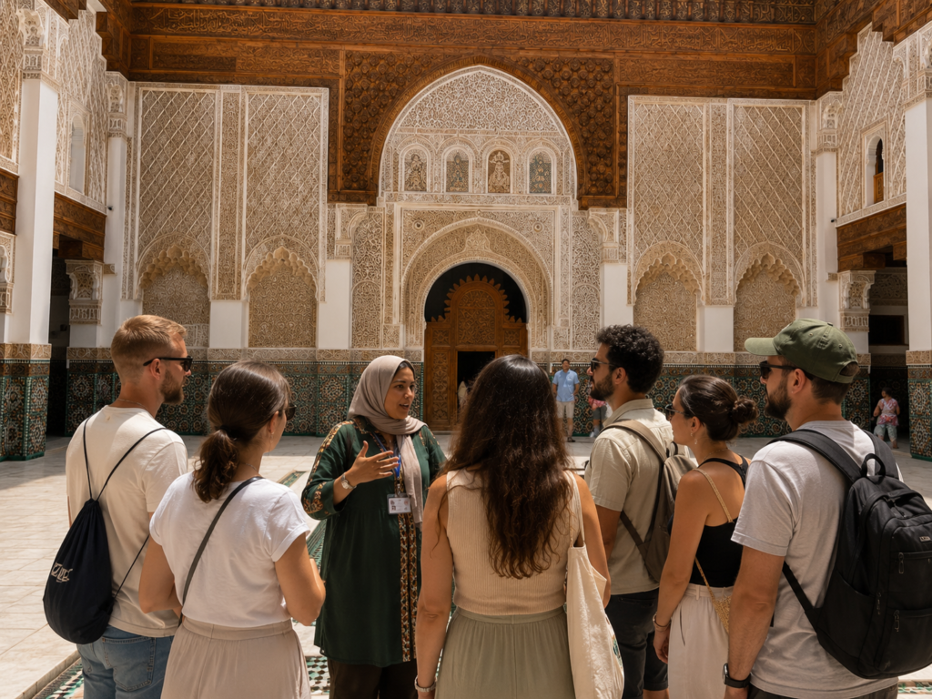 Marrakech: Ben Youssef Madrasa, Secret Garden & Souk Tour